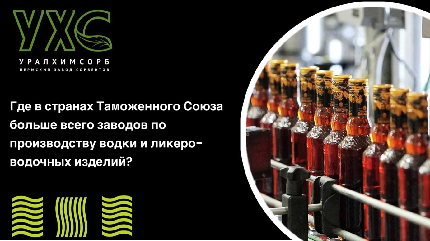 Активированный уголь для очистки водки. Пермский завод сорбентов "УралХимСорб" с доставкой в Азербайджан, Казахстан, Армению, Белоруссию, Таджикистан, Киргизию, Туркменистан, Монголию